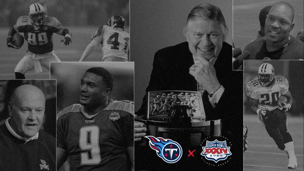 Tennessee Titans Super Bowl XXXIV era team photo